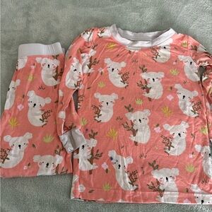 Little Sleepies 2 piece Coral  Koala set 18-24m girls